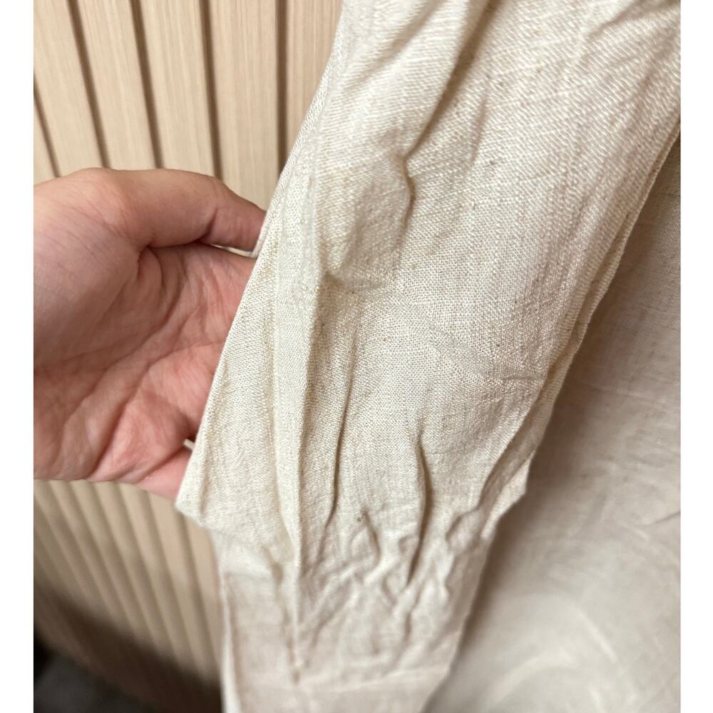 Strappy Back Midi Dress Cream Size M - Picture 4 of 7
